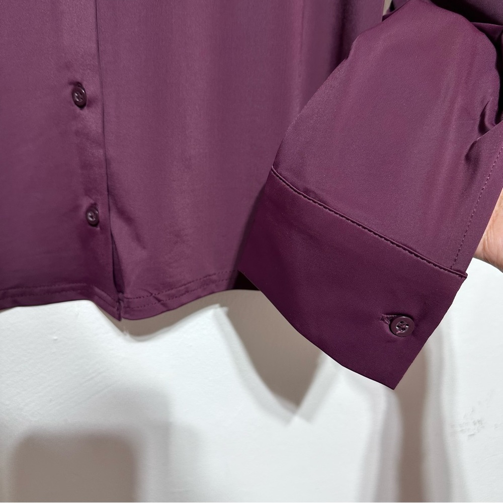 Pure Suzy Shier Purple Shirt Top Size Small - Picture 9 of 12